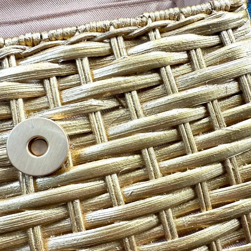 CULT GAIA  Sybil Nano Metallic Woven Crossbody Bag - Picture 8 of 10